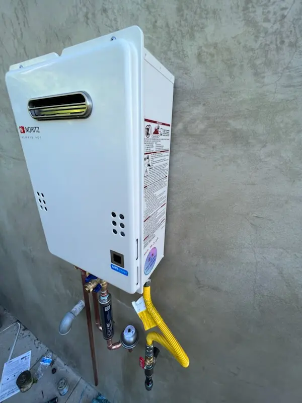 Tankless water heater installation for Old Covered Bridge Estates homes