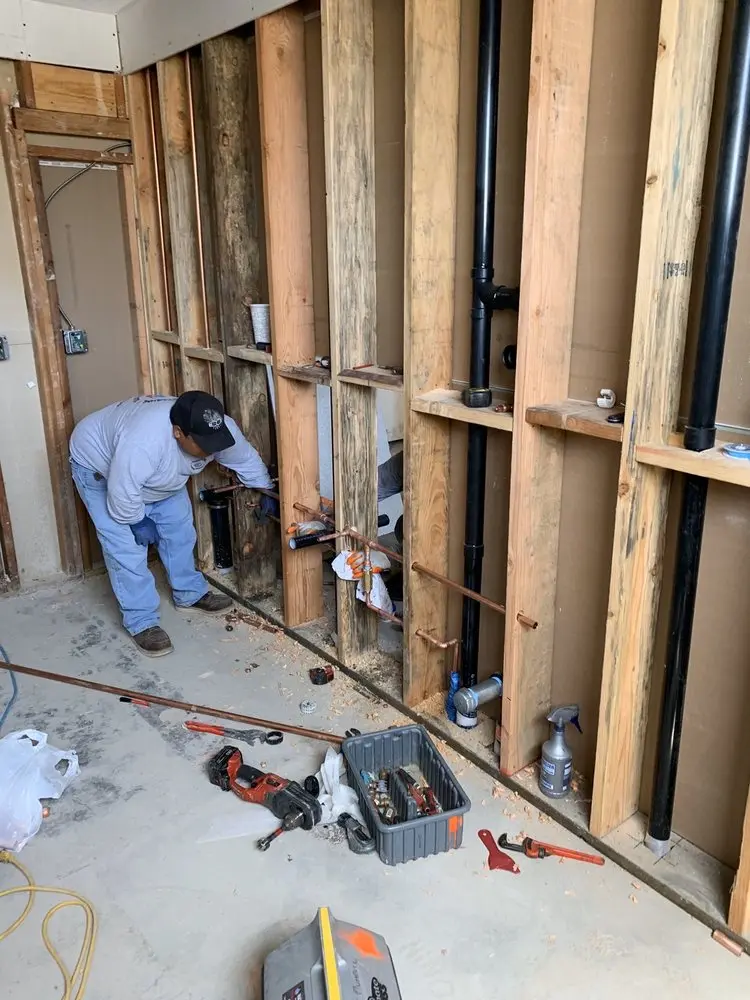 Commercial rough-in plumbing for Commercial Plumbing in Old Covered Bridge Estates